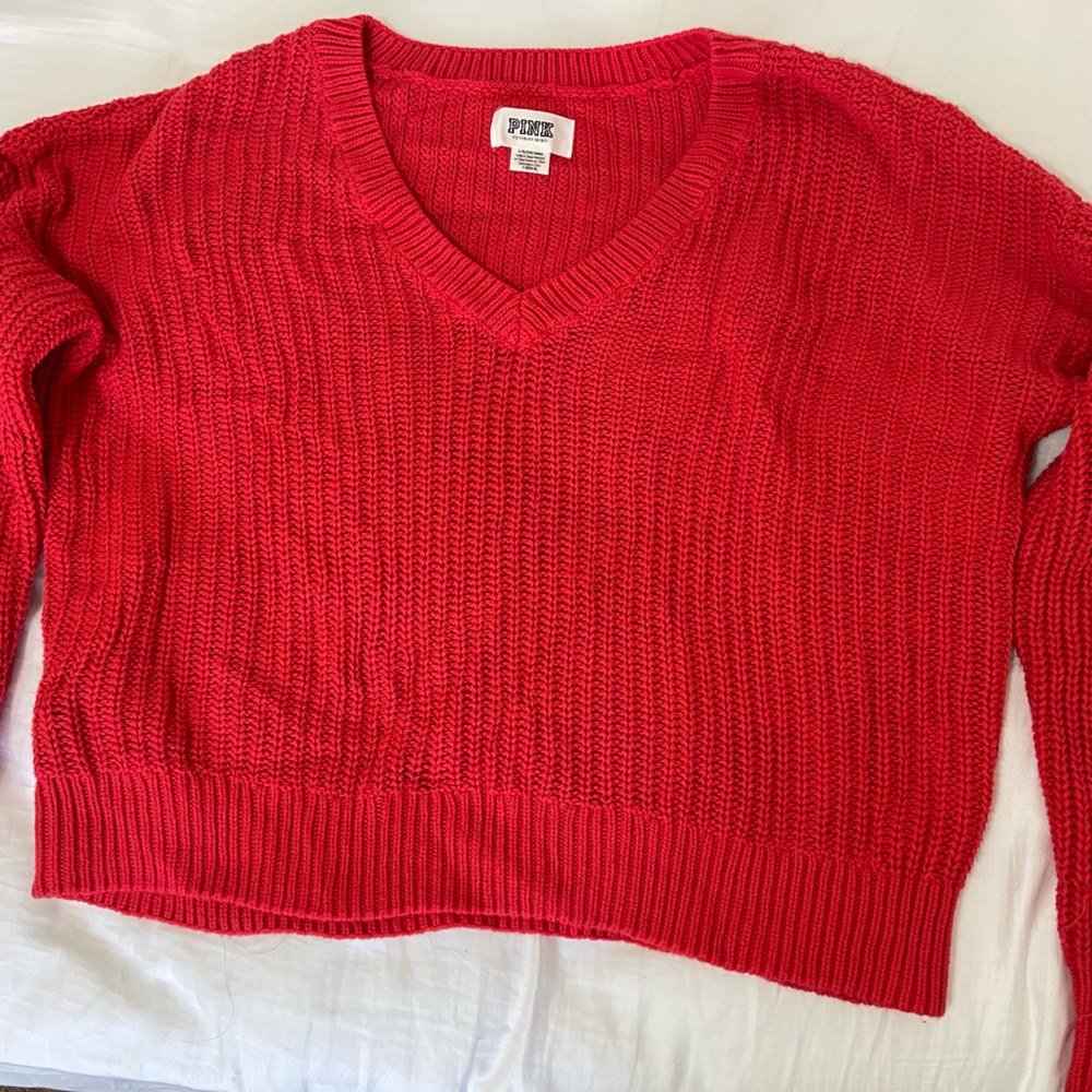 red sweater